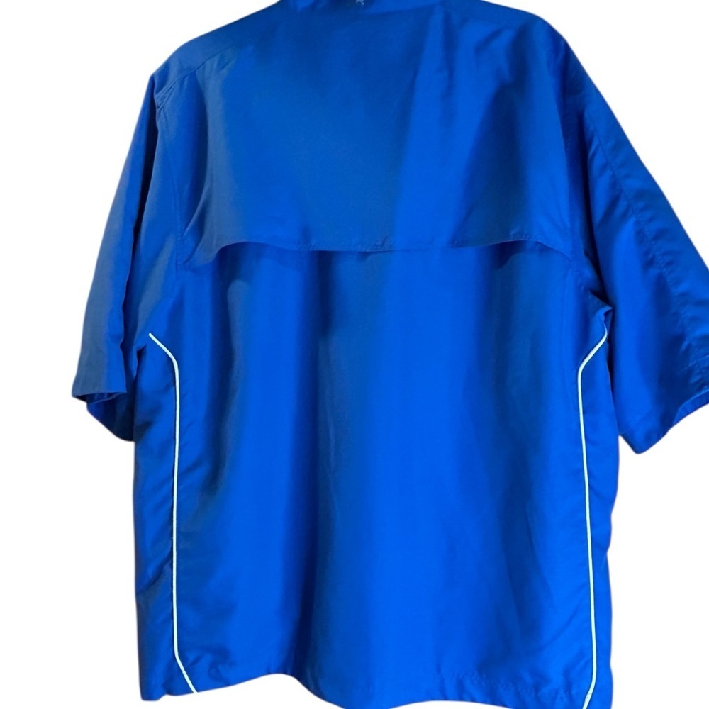 Greg Norman 1/4 Zip short sleeve windbreaker golf pullover EUc LG - Picture 3 of 12